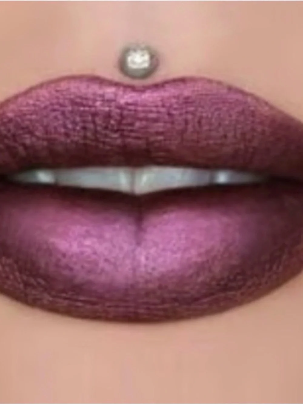 JEFFREE STAR Velour Liquid Lipstick No Tea No Shade Metallic Plum Goth Y2K NIB
